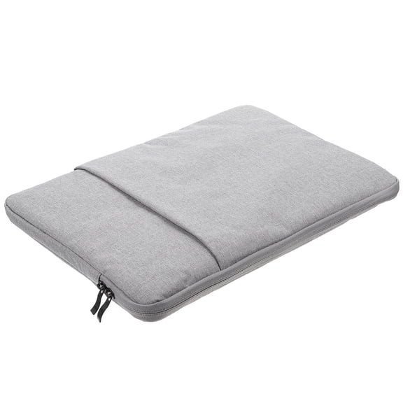 NICEXMAS Grey Laptop Organizer Bag 14 Inch with Waterproof Material and Convenient Zipper Closure