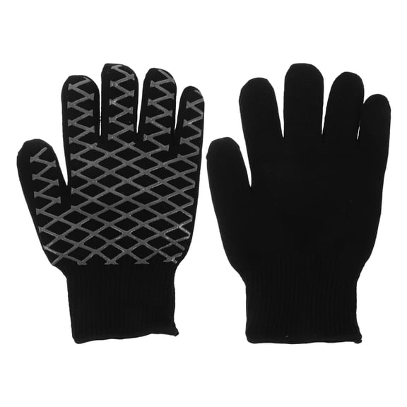 NICEXMAS Heat-Resistant Bbq Glove 2Pcs for Outdoor Cooking Grilling Gloves 10.02X6.68X0.39in