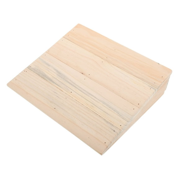 NICEXMAS Sidewalk Ramp Solid Wood Ramp Anti-Slip For Home Use 1Pcs