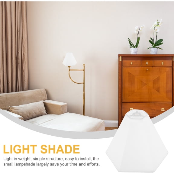 NICEXMAS White Fabric Table Lamp Shade Soft Light Diffuser Decorative Home Lighting Accessory