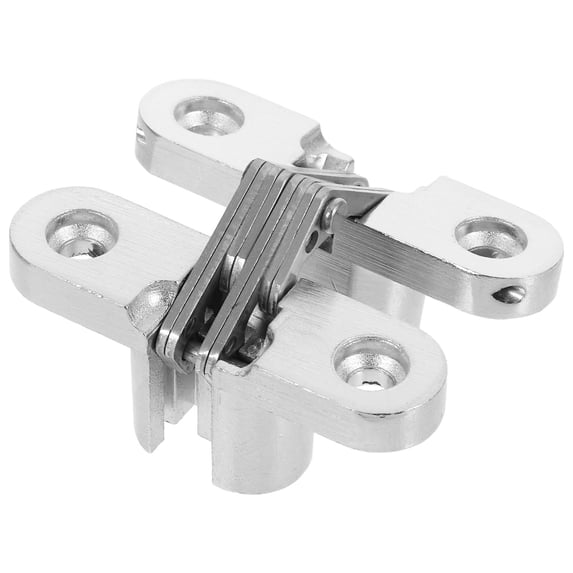 NICEXMAS Metal Concealed Folding Door Hinge for Wardrobes, Bookcases, Cabinets and Furniture Doors