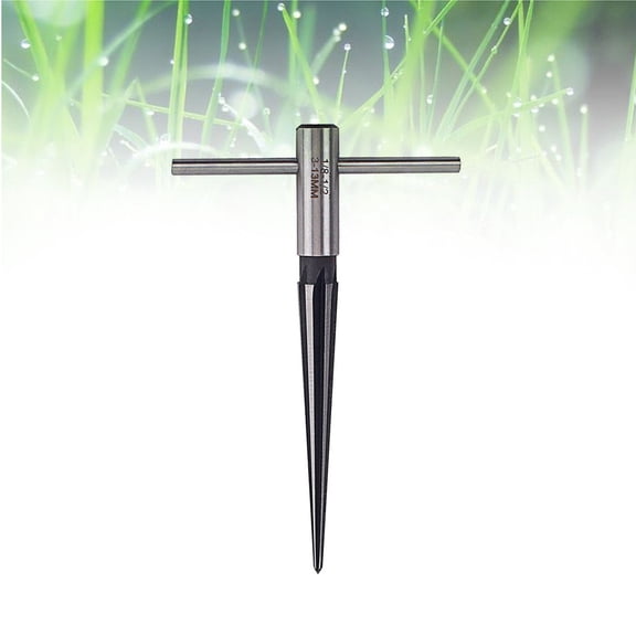 NICEXMAS Premium Steel T-Handle Reamer with 6-Flute Design for Precision Guitar Woodworking and Crafting