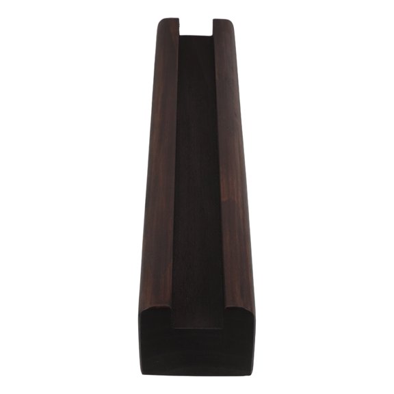 NICEXMAS Home Use Dark Brown Wooden Mirror Stand Holder with Stable Base for Full Length Mirrors