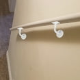 thumbnail image 1 of NICEXMAS Durable White Handrail Stair Brackets Wall Mounted Stainless Steel Railing Supports for Porch, 1 of 7