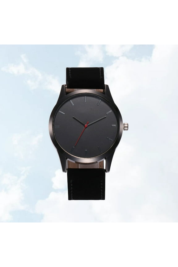Large Watch Quartz Watch Black 1Set Simple Design for Meeting Room