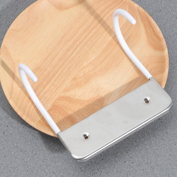 NICEXMAS Laundry Room Hanger Rack 1Pack Ironing Doard Holder Compact Storage Heat Resistant Bathroom Organizer White