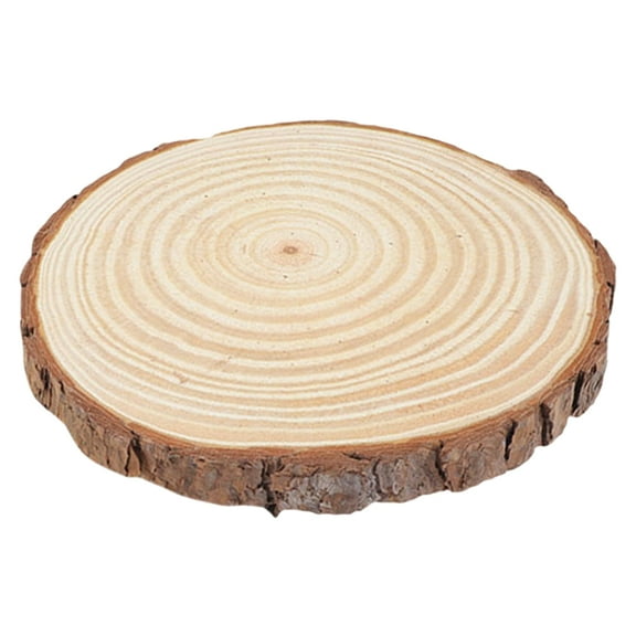 NICEXMAS Wooden Garden Stepping Stone in Coffee Color for Outdoor Pathway and Lawn Decoration