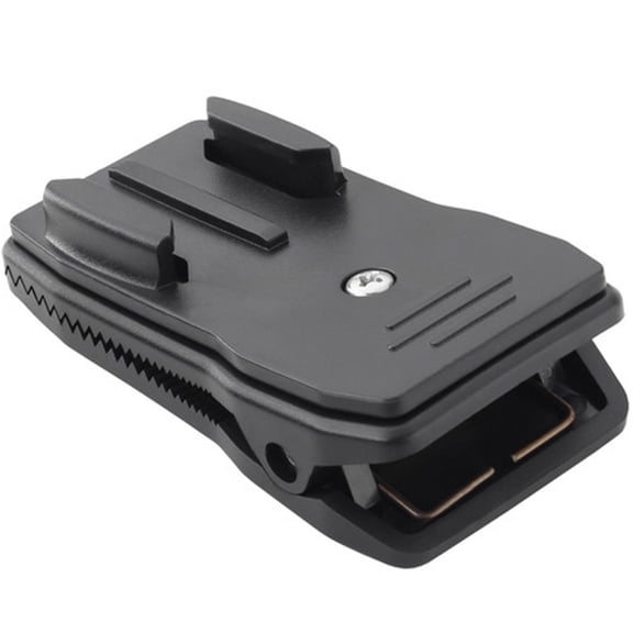 NICEXMAS Backpack Camera Clip Adjustable Pc Mount for Action Cameras Black