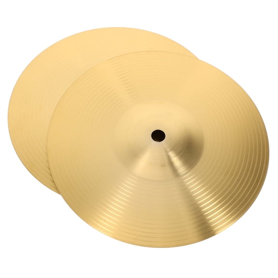 NICEXMAS Lightweight Golden Drum Cymbals for Jazz and Drum Sets ...