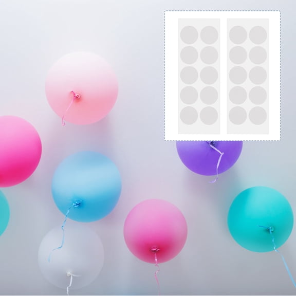 NICEXMAS 1Set Waterproof Transparent Double Sided Adhesive Putty Dots for Wall and Balloon Fixing