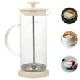 thumbnail image 1 of NICEXMAS Latte Art Pitcher Milk Frother White 1Set for Milk Coffee Cappuccino, 1 of 7