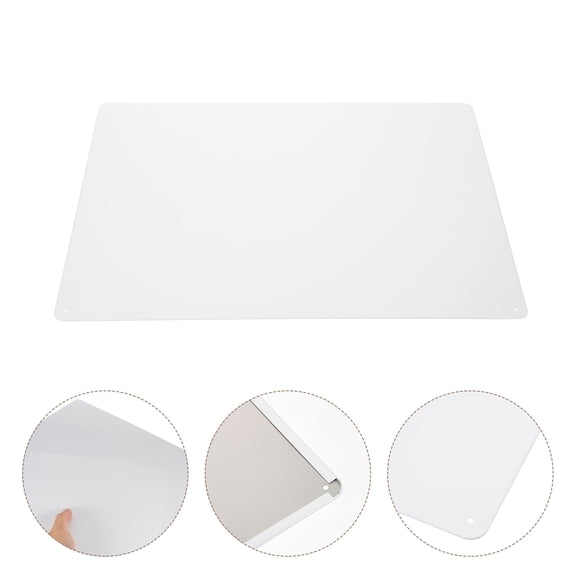 NICEXMAS Metal Sign for Wall Crafting Boards Frame Sublimation White