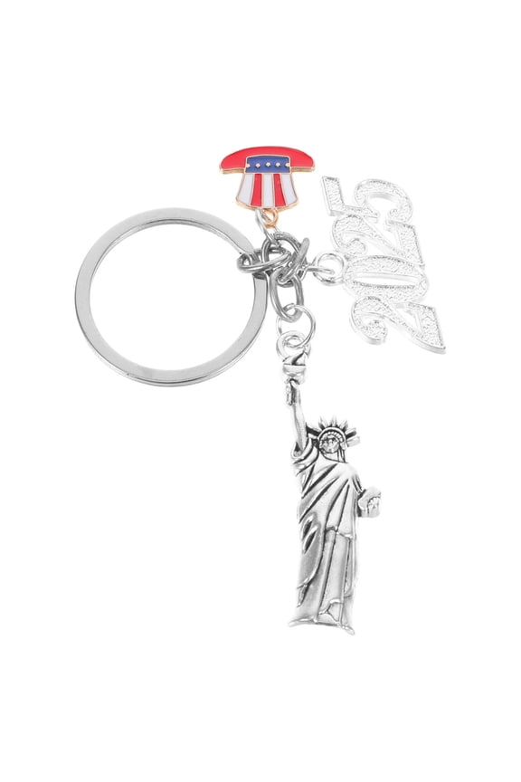 USA Metal Keychain Souvenir Charm Compact Mini Statue for Backpack, Bag, Travel, and Daily Use Accessories