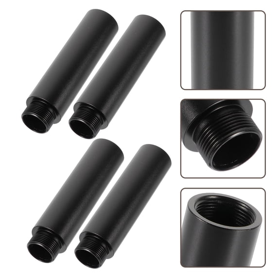 NICEXMAS Microphone Stand Extension Tube 4Pcs Metal Extension Rod for Studio Recording 1.9In