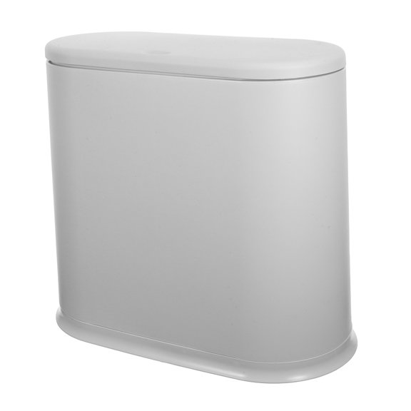 NICEXMAS Nicexmas Light Grey Double Top Garbage Bin Odor Isolating