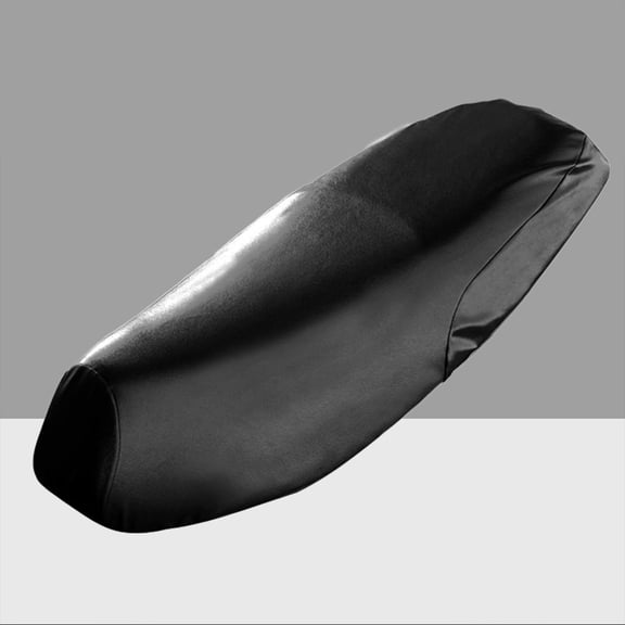 NICEXMAS Saddle Cover for Motorcycle Waterproof Black PU 1Pcs