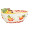 thumbnail image 1 of NICEXMAS Ceramic Pumpkin Bowl Multi-Use for Storage Desserts Snacks Nicexmas, 1 of 5