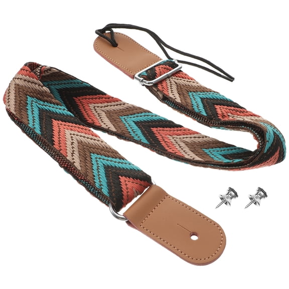 NICEXMAS Multi Color Adjustable Ukulele Strap Nylon Material for Guitar Mandolin Banjo Use