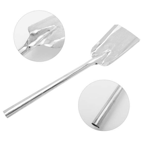 NICEXMAS Coal Shovels Thicken Long Handle Iron Scoop Tool for Home Use 1Set