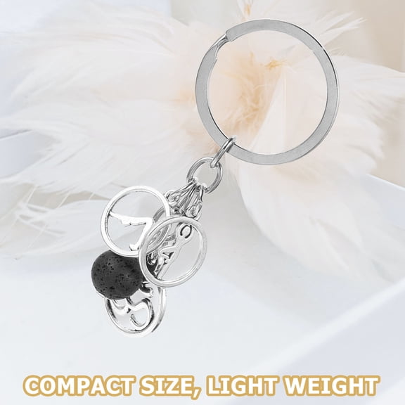 NICEXMAS Decorative Key Ring Yoga Hanging Charm Alloy 1Pack Bag Decoration Travel Souvenir
