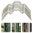 thumbnail image 1 of NICEXMAS  Nail Leaf Spring Clips Multi-layer Board Greenhouse Glass 8.00X3.00X0.20CM Silver, 1 of 8