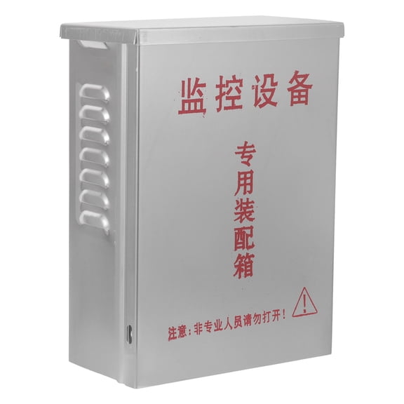 NICEXMAS Outdoor Breaker Box Stainless Steel Distribution Protection Box Weatherproof Silver