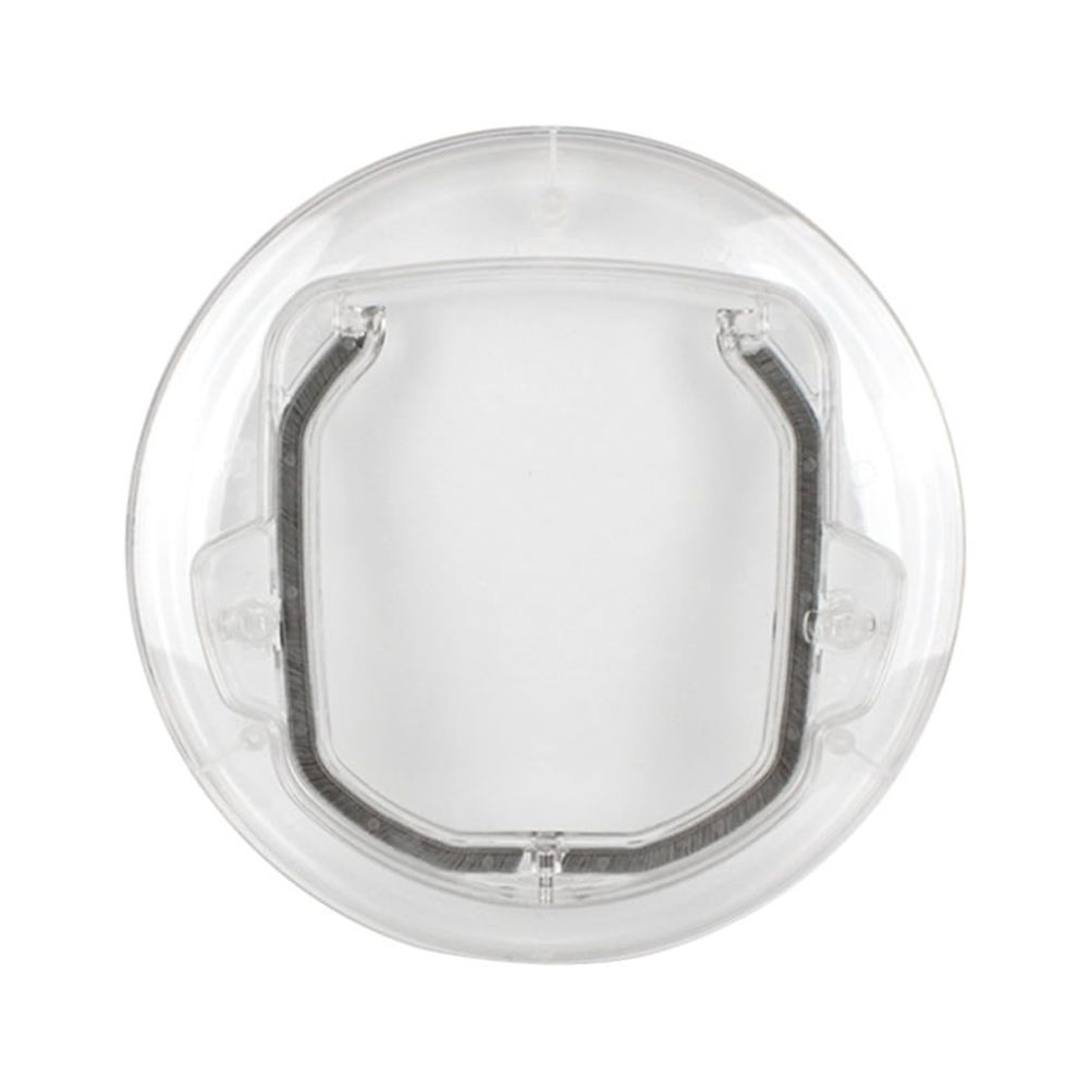 NICEXMAS PC Glass Door Round Cat Entry Exit Door Practical Door Hole Pet Dog Cat Door Hole