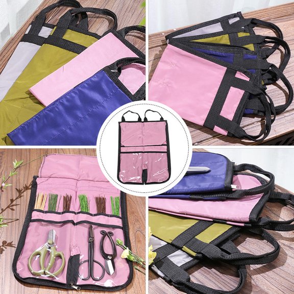 NICEXMAS Florist Tools Bags Pink Storage Pouch for Flower Arrangement