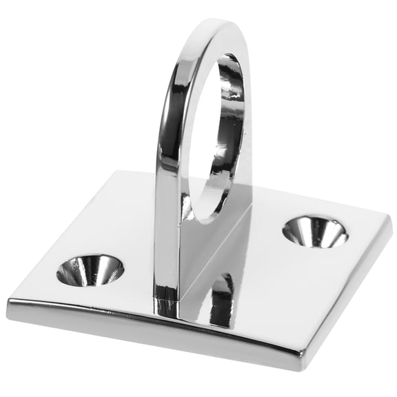NICEXMAS Plated Silver Rope Stanchion Support Zinc Alloy Mount for Home Use with Elegant Exterior Design