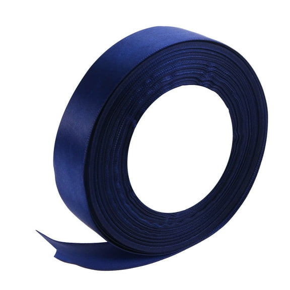 NICEXMAS Crimped Curling Ribbon Solid Dark Blue Polyester 1Pack 25m x 1in