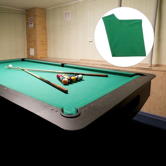 NICEXMAS Pool Table Felt Replacement Fiber Black 1Pack Double-sided Design