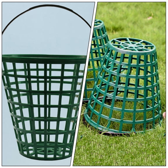NICEXMAS Portable Plastic Golf Ball Bucket Perfect for Collecting Balls At Golf Course