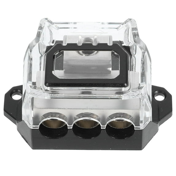 NICEXMAS Audio Power Distribution Fuse Block Auto Fuse Holder Multi for Audio Upgrades 1Pack