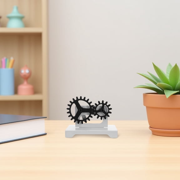 NICEXMAS Precision Mechanical Gear Desktop Model for Science Education with Realistic Friction and Durable Design