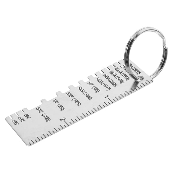 NICEXMAS Stainless Steel Sheet Tool for Welding Metal Thickness Measurement and Inspection