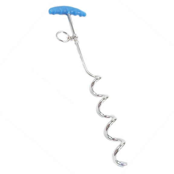 NICEXMAS Dog Camping Stake Steel Pet Traction Spiral 1Set
