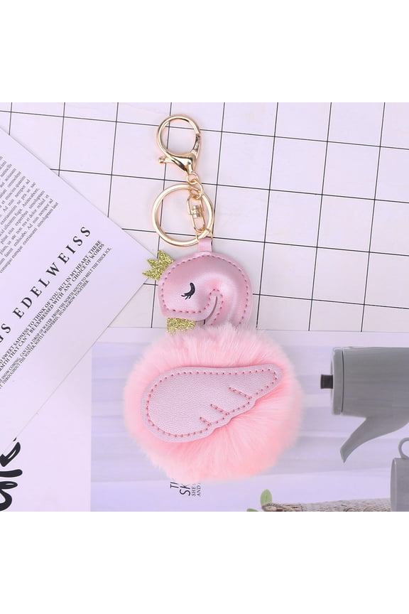 Decorative Key Chains Elegant Design Swan Keyring 1Set Keyring Accessory for Friends