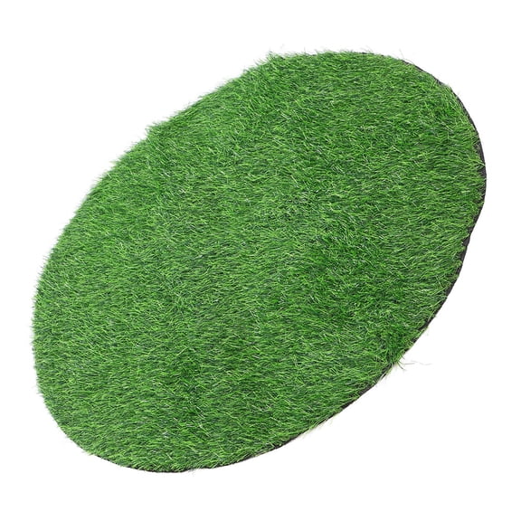 NICEXMAS Fake Grass Display Table Decoration Round Green Plastic 1Pack