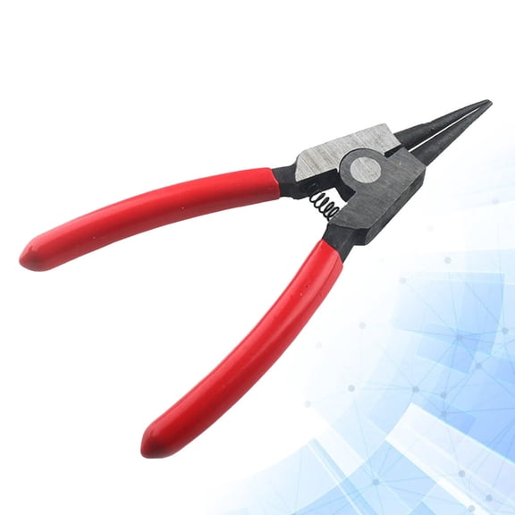 NICEXMAS Durable Steel Compression Pliers with Insulated Plastic Handle and Strong Spring