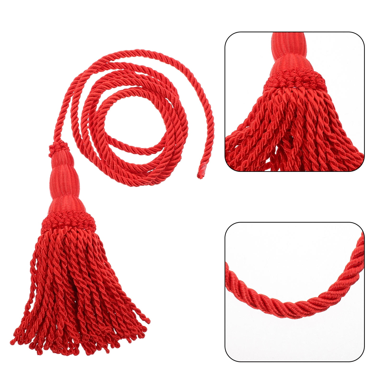 NICEXMAS Red Cord 1 Pair Braided Rope For Trumpets Prevent Slips ...