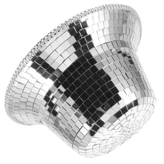 NICEXMAS Reflective Effect Bucket Hat Silver 1Set for Women at Music Festivals