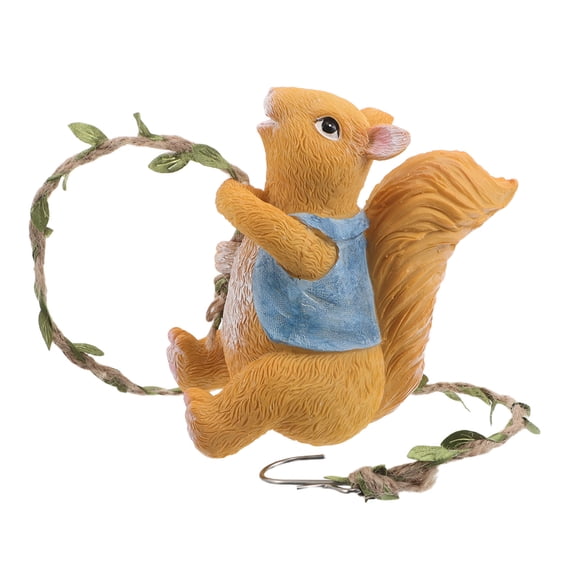 NICEXMAS Resin Squirrel Wall Decor for Outdoor Garden and Patio Decoration