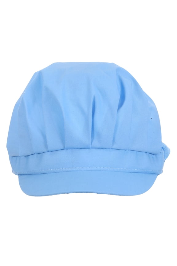 Reusable Sky Blue Catering Hat with Dust Protection for Restaurant and Food Service Staff