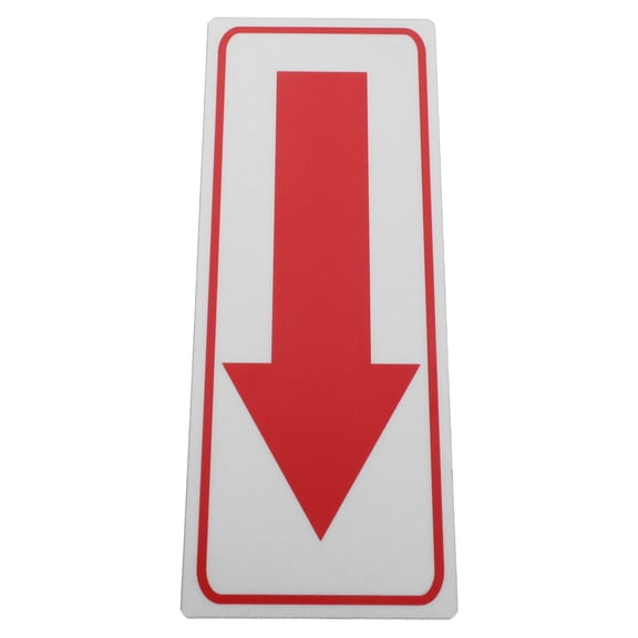 NICEXMAS Reflective Red Arrow Sign for Outdoor Mailbox Weatherproof and Night Visible