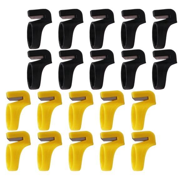 NICEXMAS Thread Nippers for Sewing Thread Cutter Rings Assorted Color 20Pcs 3x1.7Cm