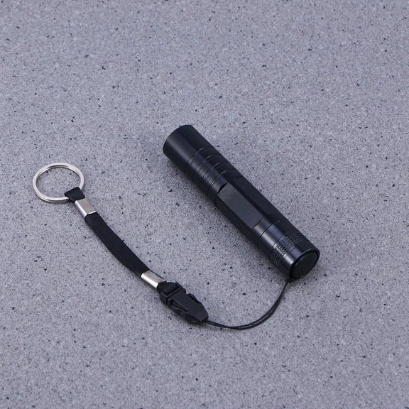 NICEXMAS Small Flashlight Ultra Bright LED with Aluminum Alloy and Keyring for Camping Walking Black 330