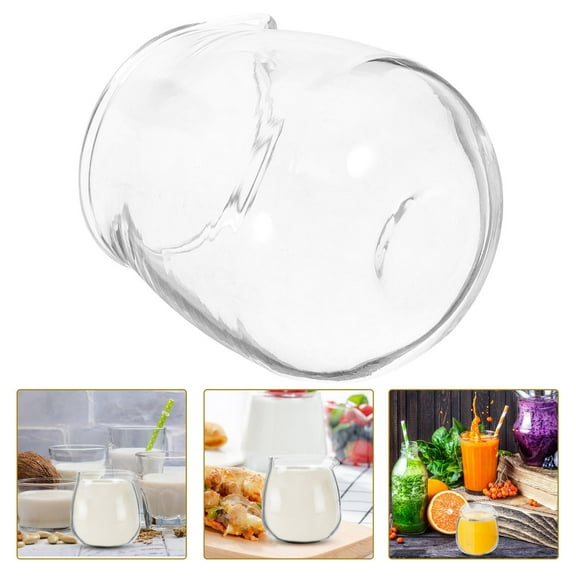 NICEXMAS Espresso Milk Pitcher Coffee Syrup Pitcher Borosilicate Glass 1Pack