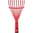 thumbnail image 1 of NICEXMAS Red High Carbon Steel Garden Hand Rake for Soil Loosening Leaves Cleaning and Outdoor Use, 1 of 5