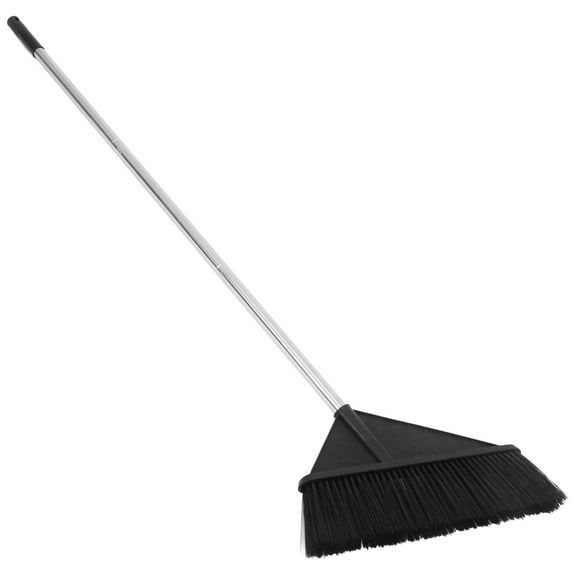NICEXMAS Reusable Hard Bristle Sweeper Broom for Indoor and Outdoor Cleaning Black Floor Tool