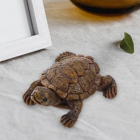 NICEXMAS Resin Turtle Figurine Decoration Realistic Sculpture for Desk Home Decor Multi Color